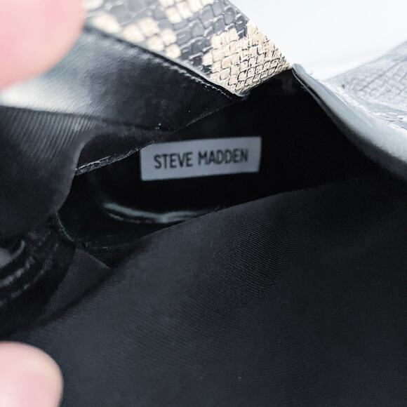 Steve Madden Edith Bootie in Natural Snake Print - Picture 7 of 8